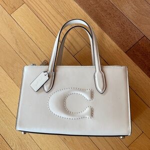 White Coach Tote Handbad with big "C"